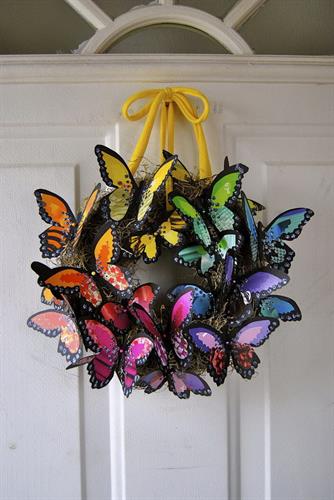 Butterfly Wreath