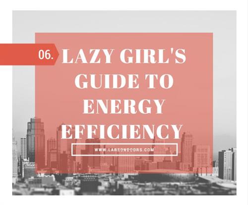 lazy girls guide to energy efficiency Engery Efficiency Made Easy