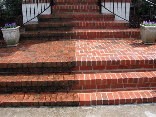Power wash your brick for a refreshed look