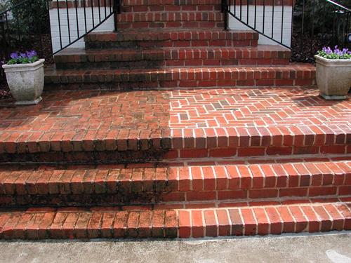Pressure Wash Your House for A Fresh Look Power wash your brick for a refreshed look