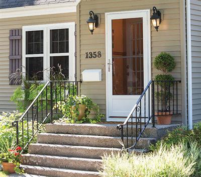 security storm door and window