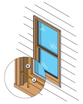 how to measure for a storm window