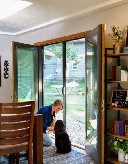 Brisa Double Door Retractable Screen