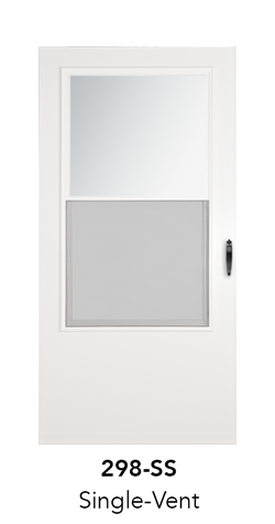 298-SS Composite Surface Single Vent Storm Door