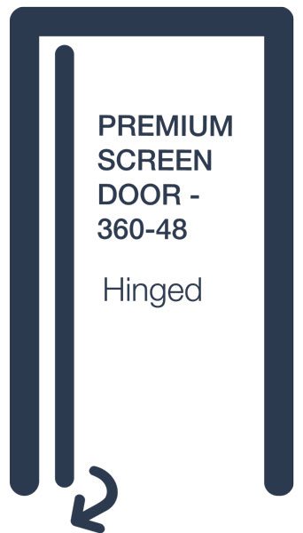 360 48 Hinged Screen Door Larson Storm Doors 360 48 Hinged Screen Door Larson Storm Doors