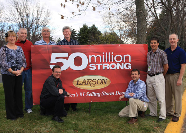 50 million storm doors made largest storm door manufacturer