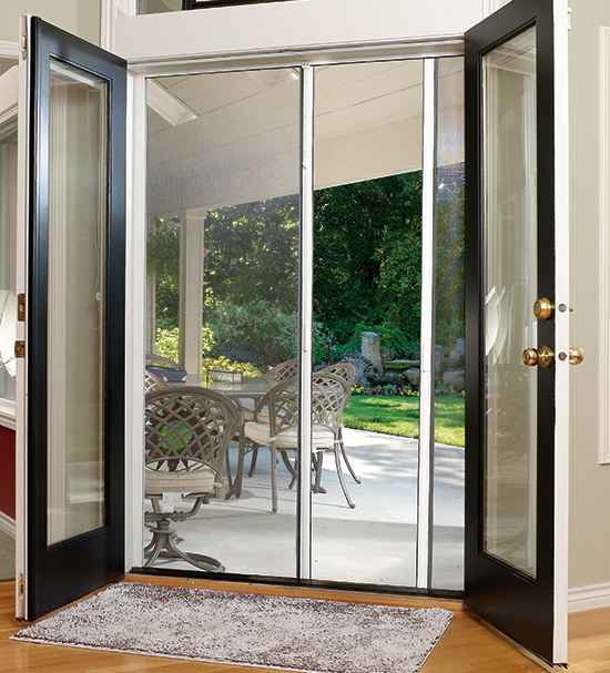 Escape Retractable Screen Door Larson Storm Doors Escape Retractable Screen Door Larson, Sliding Patio Screen Door 36 X 96
