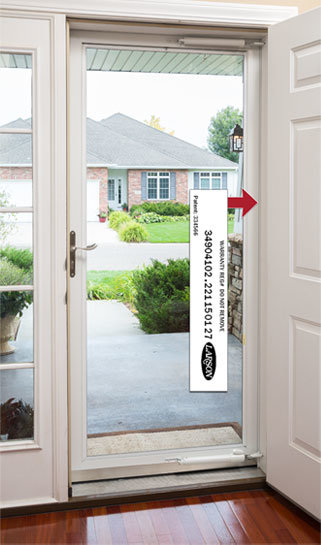 Larson Storm Door Size Chart