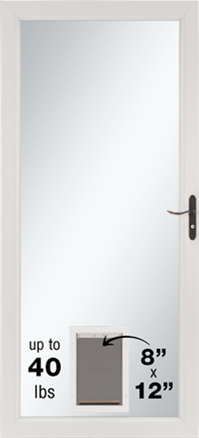 security door with cat flap