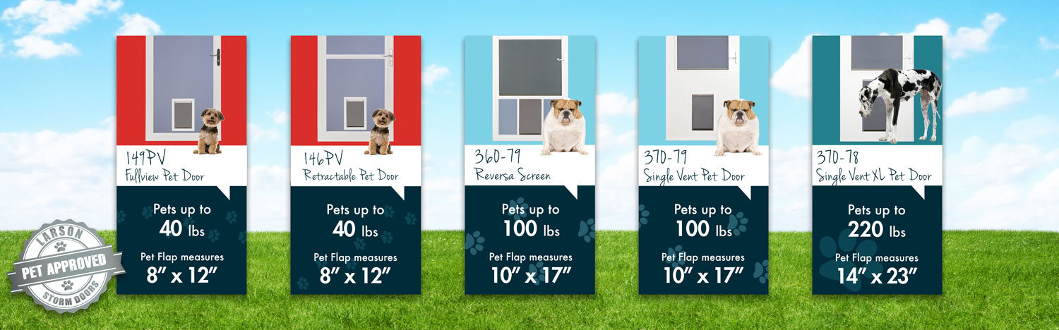 The New Storm Door Is A Pet Door Too