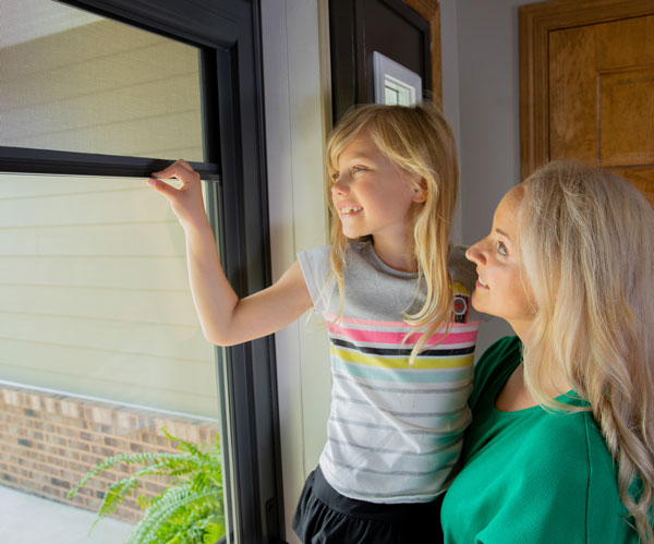 Retractable Screen Away Storm Doors | Larson Storm Doors